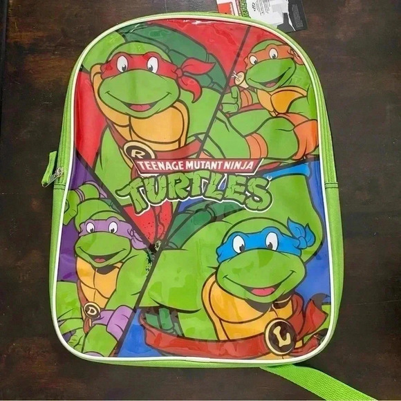 Teenage Mutant Ninja Turtles Backpack &‎ Lunch Bag Bottom Cooling Compartment - Picture 2 of 8